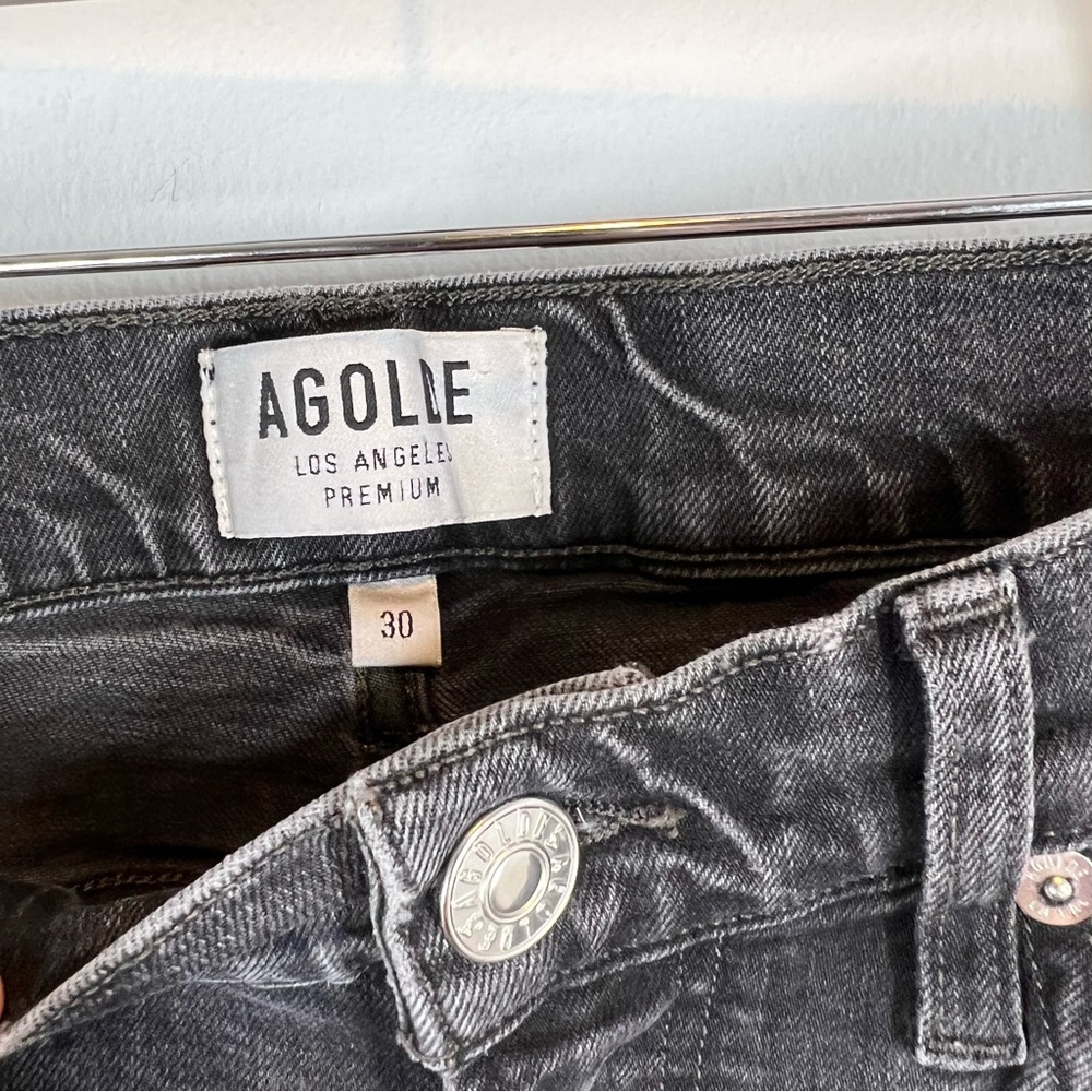 Agolde Black High Rise Jeans - Picture 3 of 9